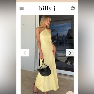 Brand new champagne BILLY J braidsmaid dress w